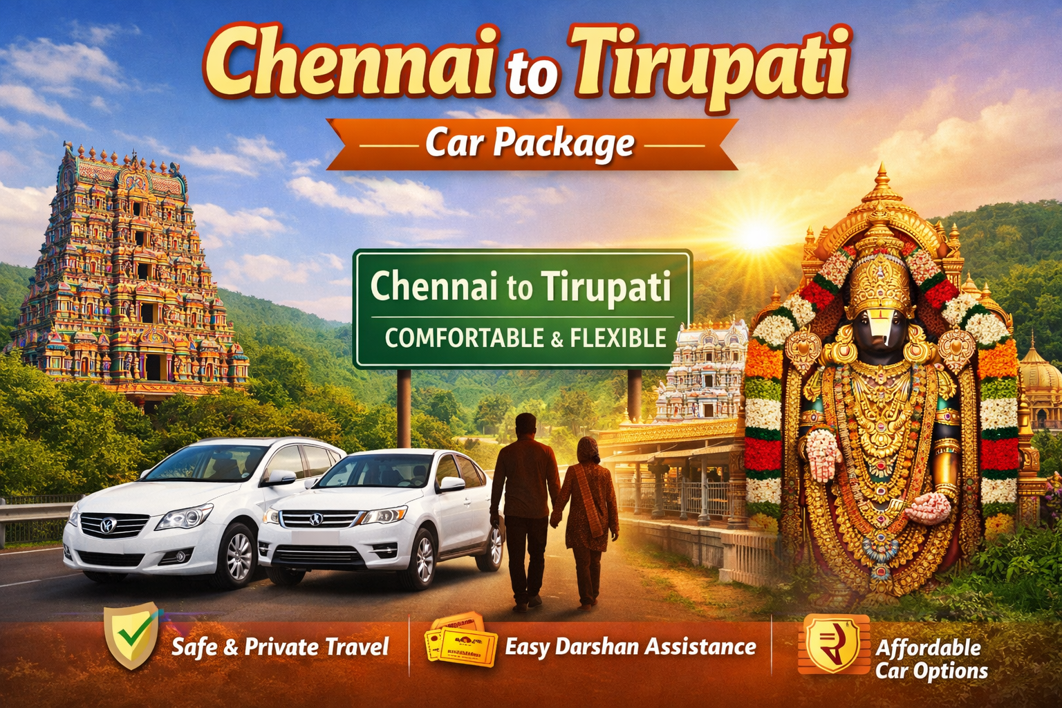 Chennai to Tirupati car package