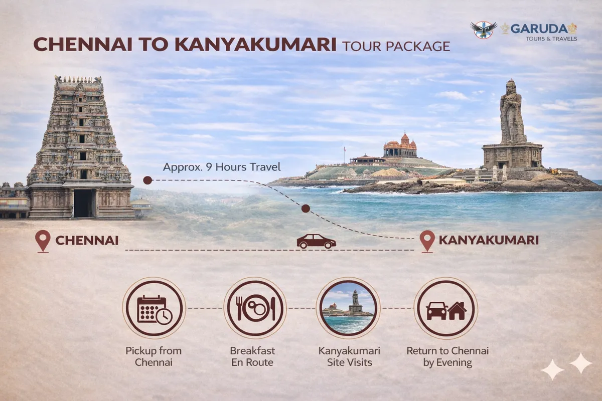 Chennai to Kanyakumari Tour Package
