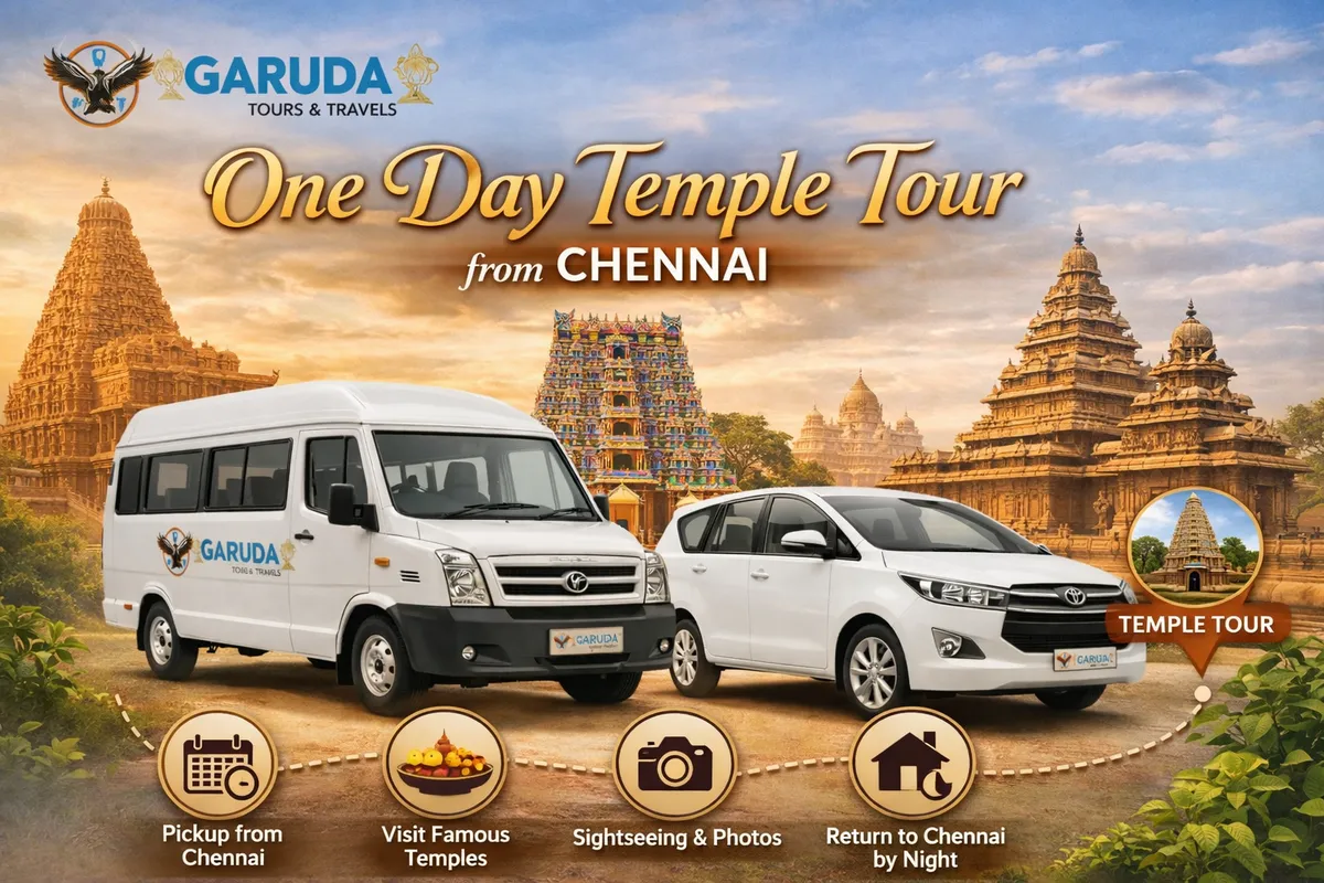 One Day Temple Tour from Chennai